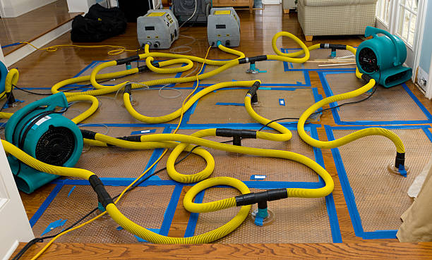 Water damage restoration process in Brodhead, KY